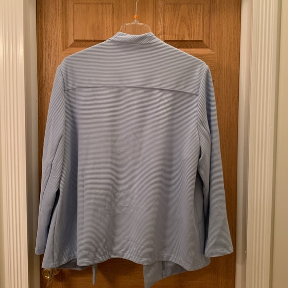 Allison Daily Plus baby blue dress jacket with pockets - Picture 2 of 13